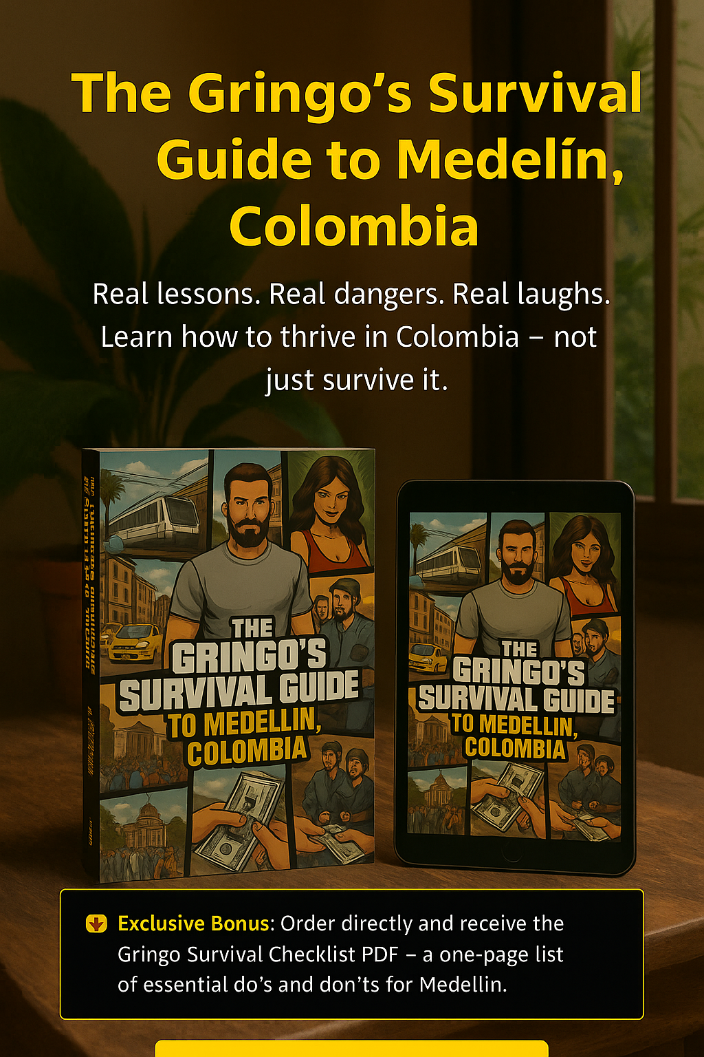 The Gringo’s Survival Guide Book on Table